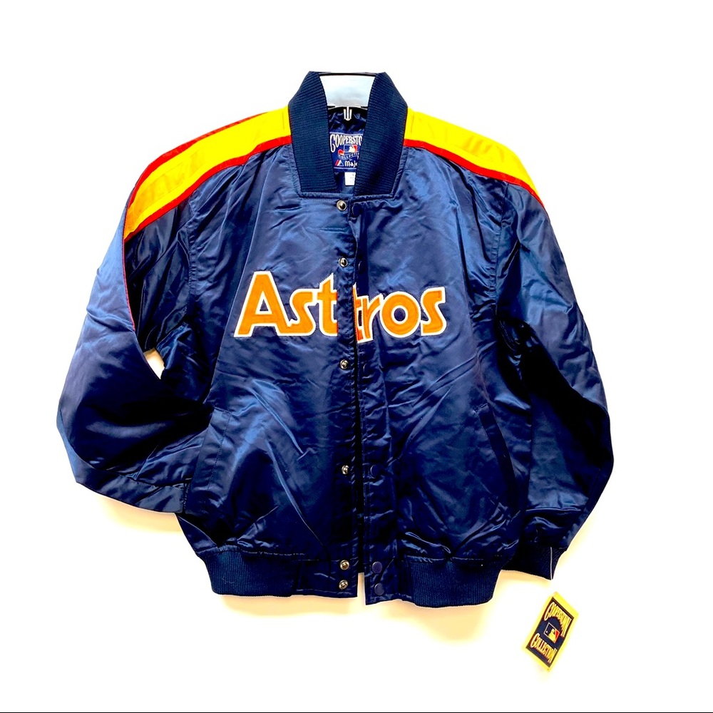 Astros Vintage Bomber Jacket - Junior Size